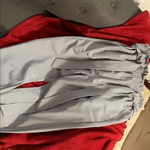 Grace Karin Gray High Waisted Dress Slacks